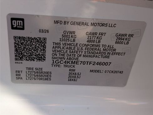 New 2026 Chevrolet Silverado 2500 Custom w/ Custom Value Package AWD/4WD image 28