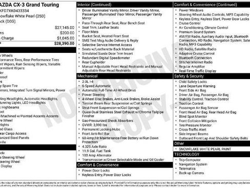 Used 2019 MAZDA CX-3 Grand Touring image 8