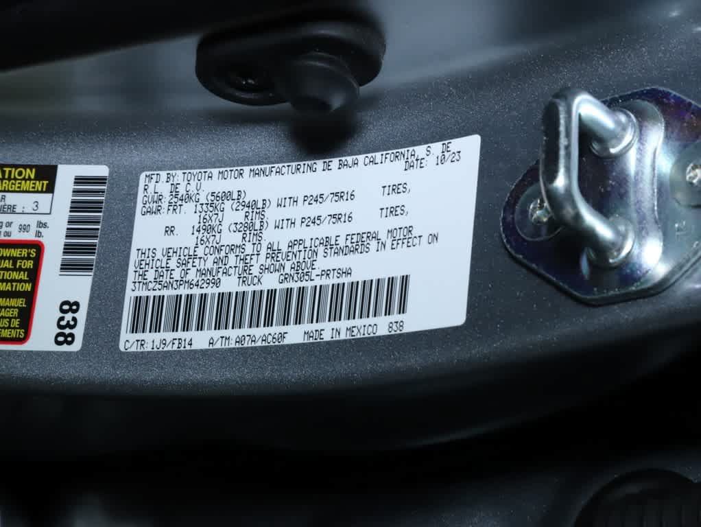 Certified 2023 Toyota Tacoma SR AWD/4WD image 20