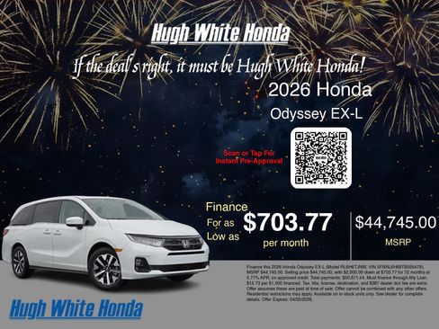 New 2026 Honda Odyssey EX-L image 7