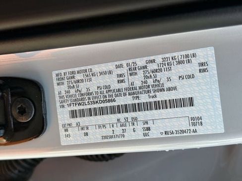 Used 2025 Ford F150 STX w/ Equipment Group 200A AWD/4WD image 33