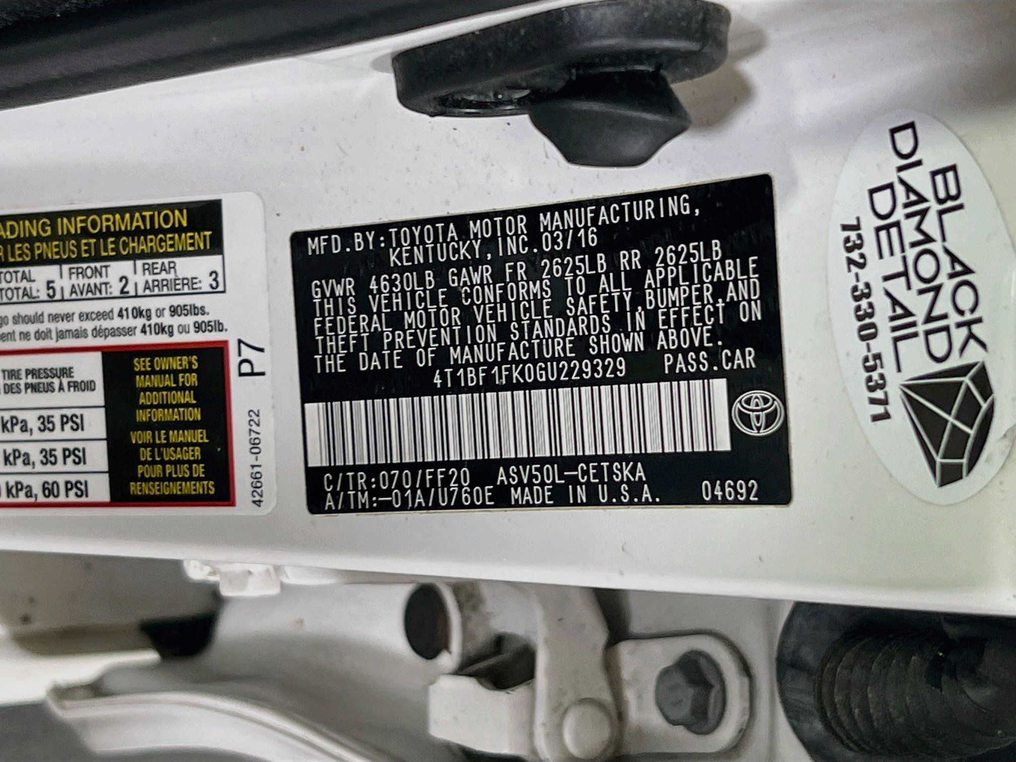 Used 2016 Toyota Camry SE w/ Protection Package (Q2) FWD image 29