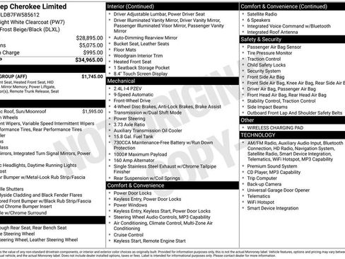 Used 2015 Jeep Cherokee Limited w/ Luxury Group FWD image 6