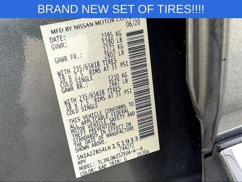 Used 2020 Nissan Murano SV w/ Premium Package image 35