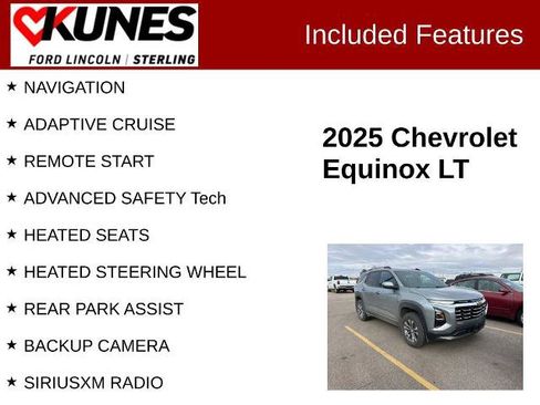 Used 2025 Chevrolet Equinox LT w/ Convenience Package II image 2