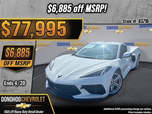 New 2026 Chevrolet Corvette Stingray Preferred Cpe w/ 2LT image 1