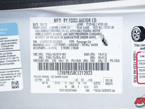 Used 2012 Ford Mustang Shelby GT500 w/ SVT Performance Pkg image 67