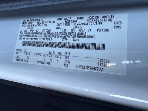 Used 2017 Ford Transit 250 130 Low Roof w/ Exterior Upgrade Package image 26