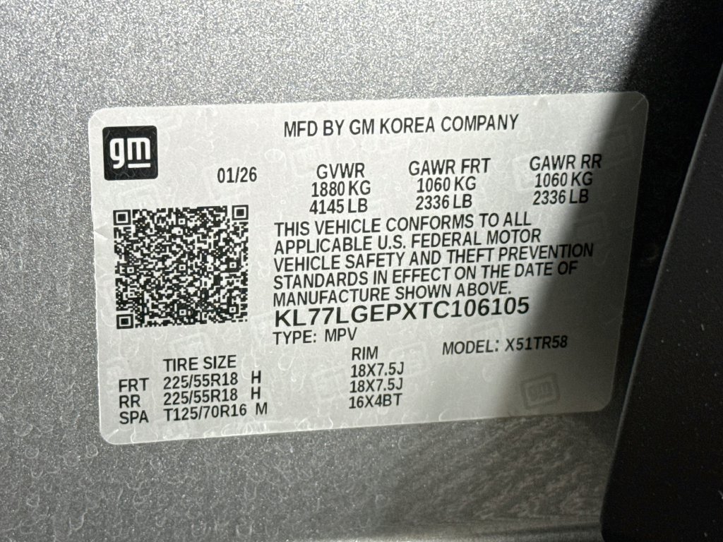 Used 2026 Chevrolet Trax RS w/ Sunroof Package FWD image 31