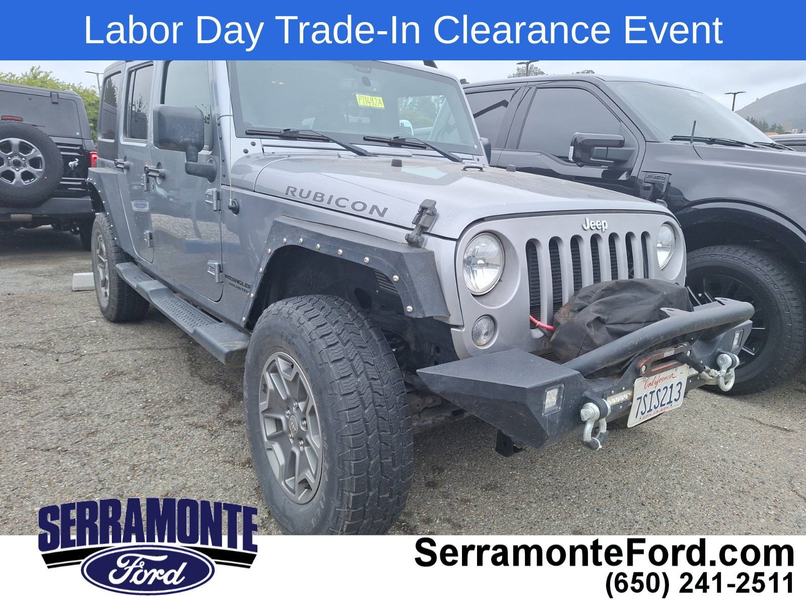 Used 2016 Jeep Wrangler Unlimited Rubicon w/ Connectivity Group AWD/4WD image 1