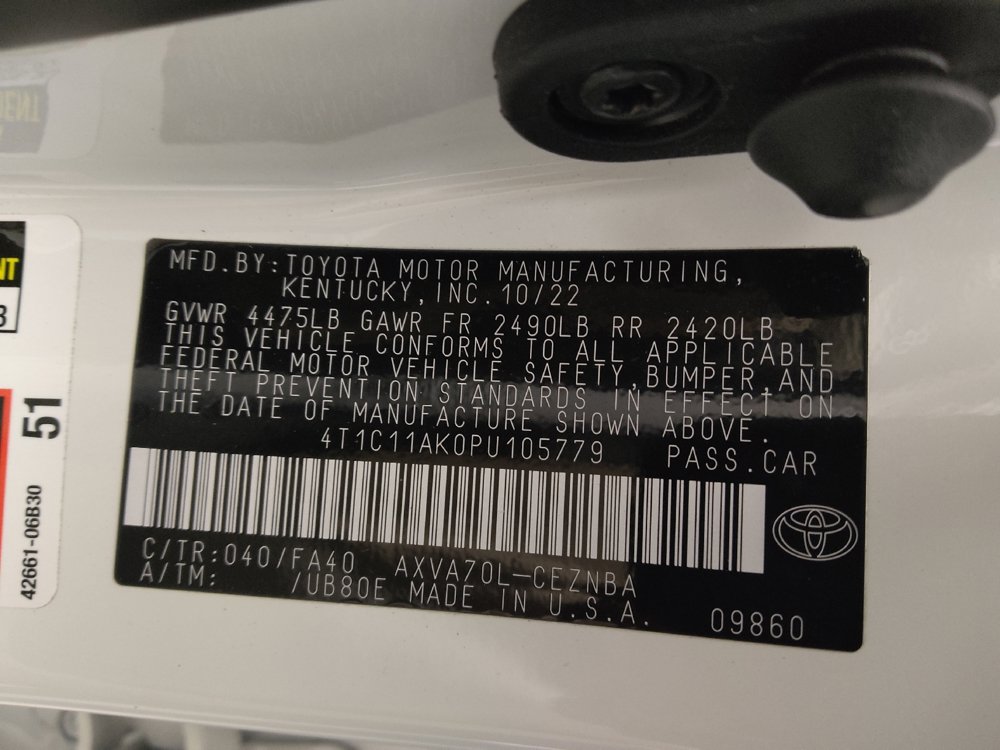 Used 2023 Toyota Camry LE FWD image 33