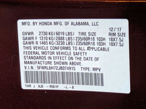 Used 2018 Honda Odyssey EX-L image 37