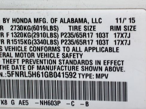 Used 2016 Honda Odyssey EX-L image 39