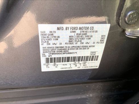 Certified 2023 Ford Explorer ST w/ Equipment Group 401A image 30