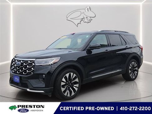 Certified 2025 Ford Explorer Platinum AWD/4WD image 1