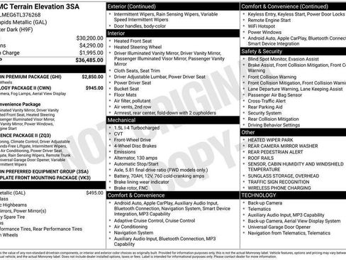 New 2026 GMC Terrain Elevation w/ Elevation Premium Package FWD image 32