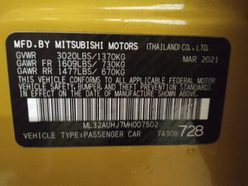 Used 2021 Mitsubishi Mirage ES image 33