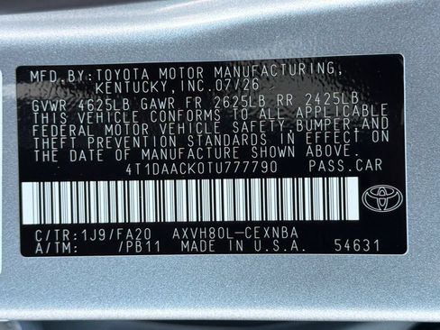 New 2026 Toyota Camry LE w/ Convenience Package FWD image 36