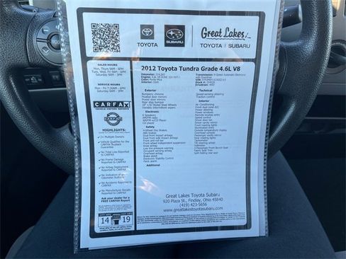 Used 2012 Toyota Tundra 4x4 Double Cab w/ Tow Pkg image 26