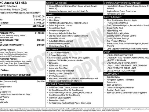 New 2026 GMC Acadia AT4 w/ Luxury Package AWD/4WD image 48