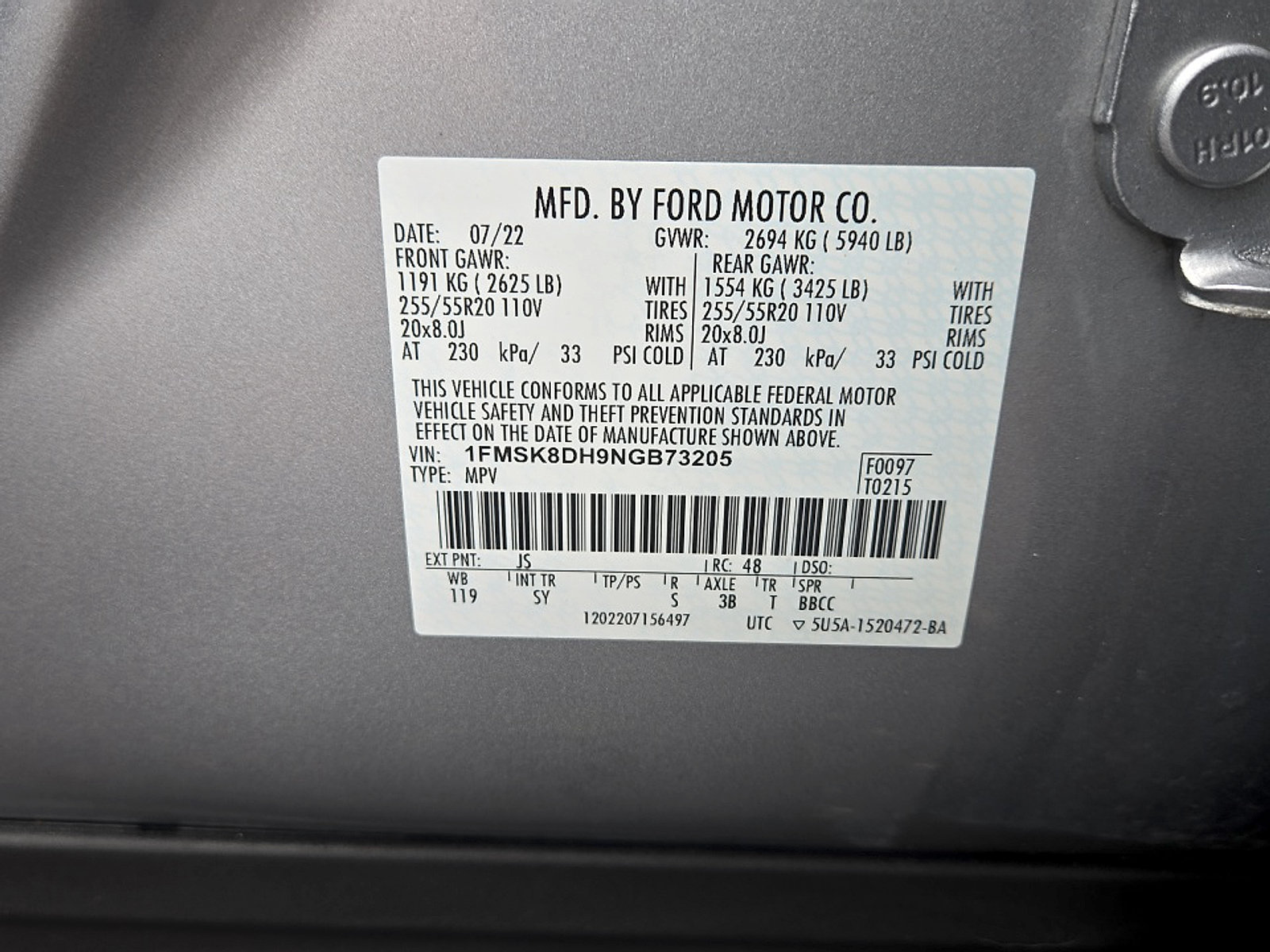 Certified 2022 Ford Explorer XLT w/ Equipment Group 202A AWD/4WD image 25