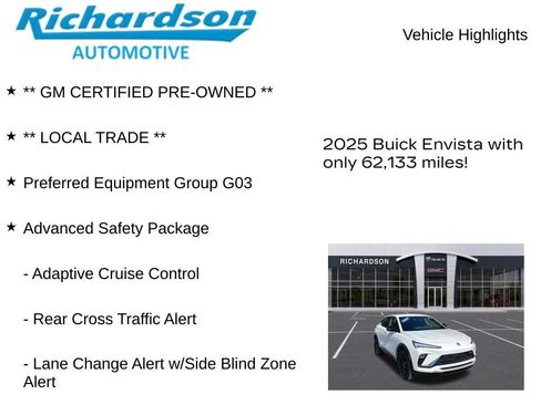 Used 2025 Buick Envista Sport Touring w/ Convenience I Package FWD image 11