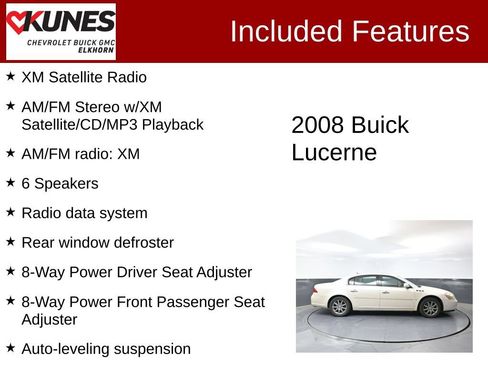 Used 2008 Buick Lucerne CXL w/ Ultra Confidence Package FWD image 3