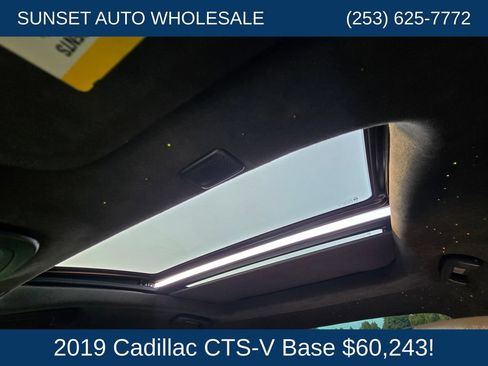 Used 2019 Cadillac CTS V w/ Carbon Fiber Package RWD image 38