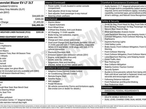 New 2026 Chevrolet Blazer EV LT image 4