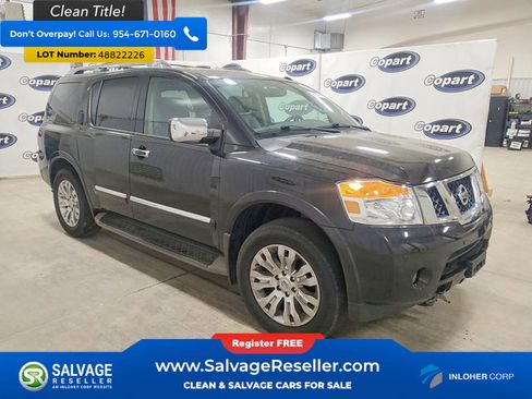 Used 2015 Nissan Armada Platinum w/ 2nd Row Captain Seat Package AWD/4WD image 5