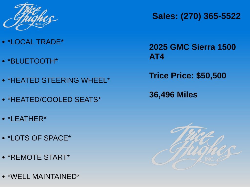 Used 2025 GMC Sierra 1500 AT4 w/ AT4 Premium Package AWD/4WD image 14