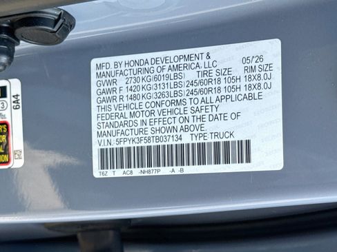 Used 2026 Honda Ridgeline RTL image 29