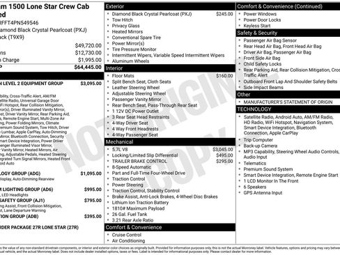 Used 2023 RAM 1500 Lone Star AWD/4WD image 37