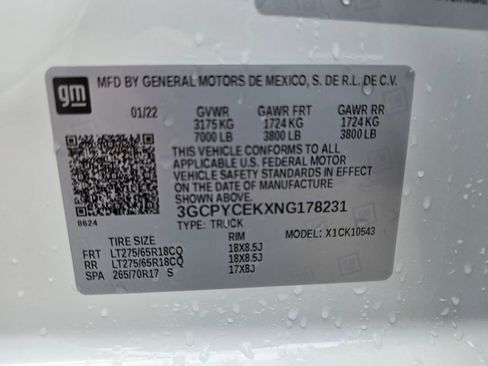 Used 2022 Chevrolet Silverado 1500 Custom Trail Boss image 31