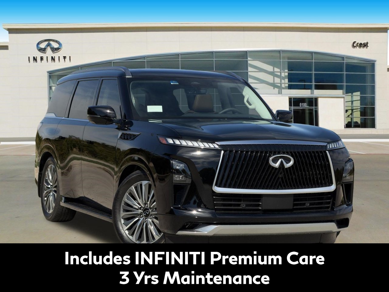 New 2027 INFINITI QX80 Luxe w/ Cargo Package RWD 360° Tour