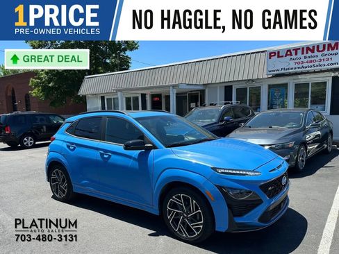 Used 2022 Hyundai Kona N Line w/ Tech Package FWD image 1
