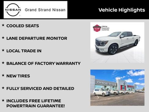Certified 2024 Nissan Titan Platinum Reserve w/ Moonroof Package RWD image 8