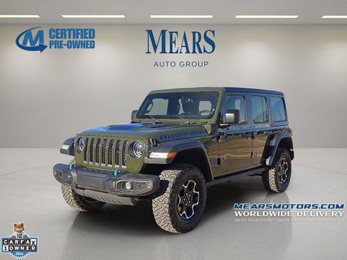 Used 2023 Jeep Wrangler Unlimited Rubicon 4xe image 1