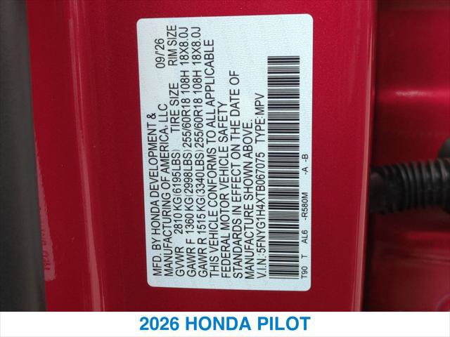 New 2026 Honda Pilot EX-L image 27