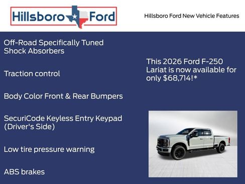 New 2026 Ford F250 Lariat w/ Black Appearance Package image 18
