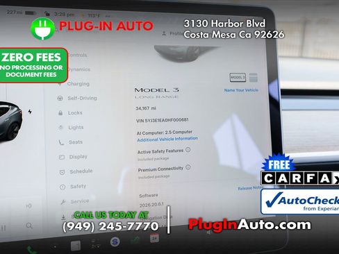 Used 2017 Tesla Model 3 Long Range RWD image 2