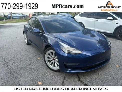 Used 2021 Tesla Model 3 Long Range AWD/4WD image 1