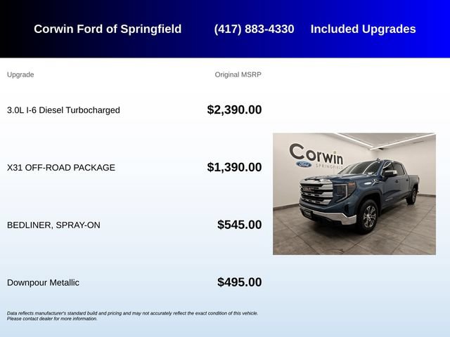 Used 2024 GMC Sierra 1500 SLE w/ X31 Off-Road Package AWD/4WD image 5