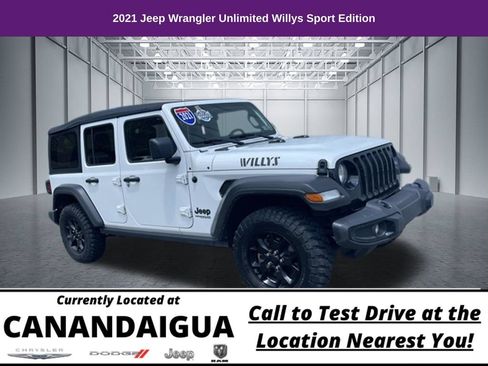 Used 2021 Jeep Wrangler Unlimited Sport AWD/4WD image 1