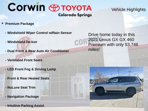 Used 2021 Lexus GX 460 Premium w/ Premium Package image 6
