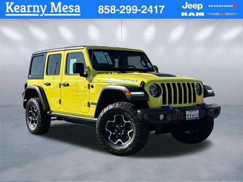 Certified 2023 Jeep Wrangler Unlimited Rubicon 4xe image 1