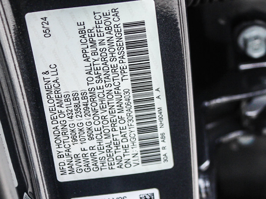 Certified 2024 Honda Accord EX image 29