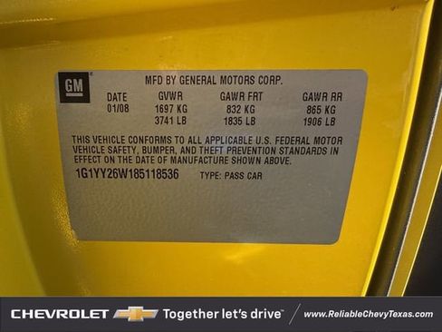 Used 2008 Chevrolet Corvette Coupe w/ Preferred Equipment Group RWD image 38