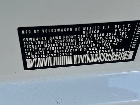 New 2025 Volkswagen Jetta S image 23