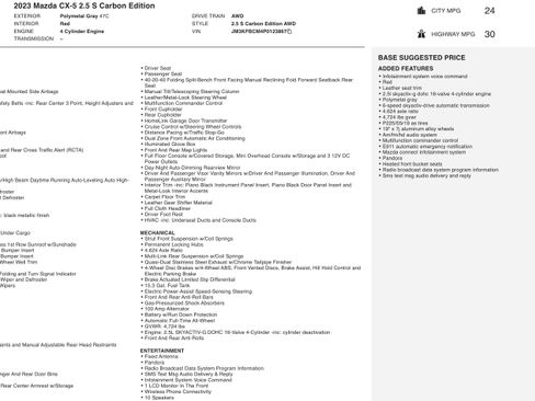 Used 2023 MAZDA CX-5 Carbon Edition image 4